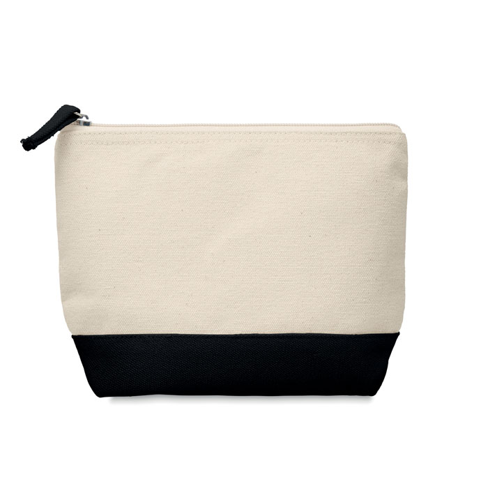 KLEUREN Bicolour cotton cosmetic bag
