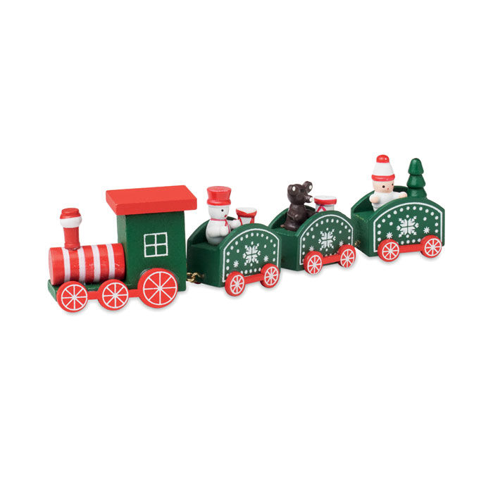 JUNA Wooden Christmas train
