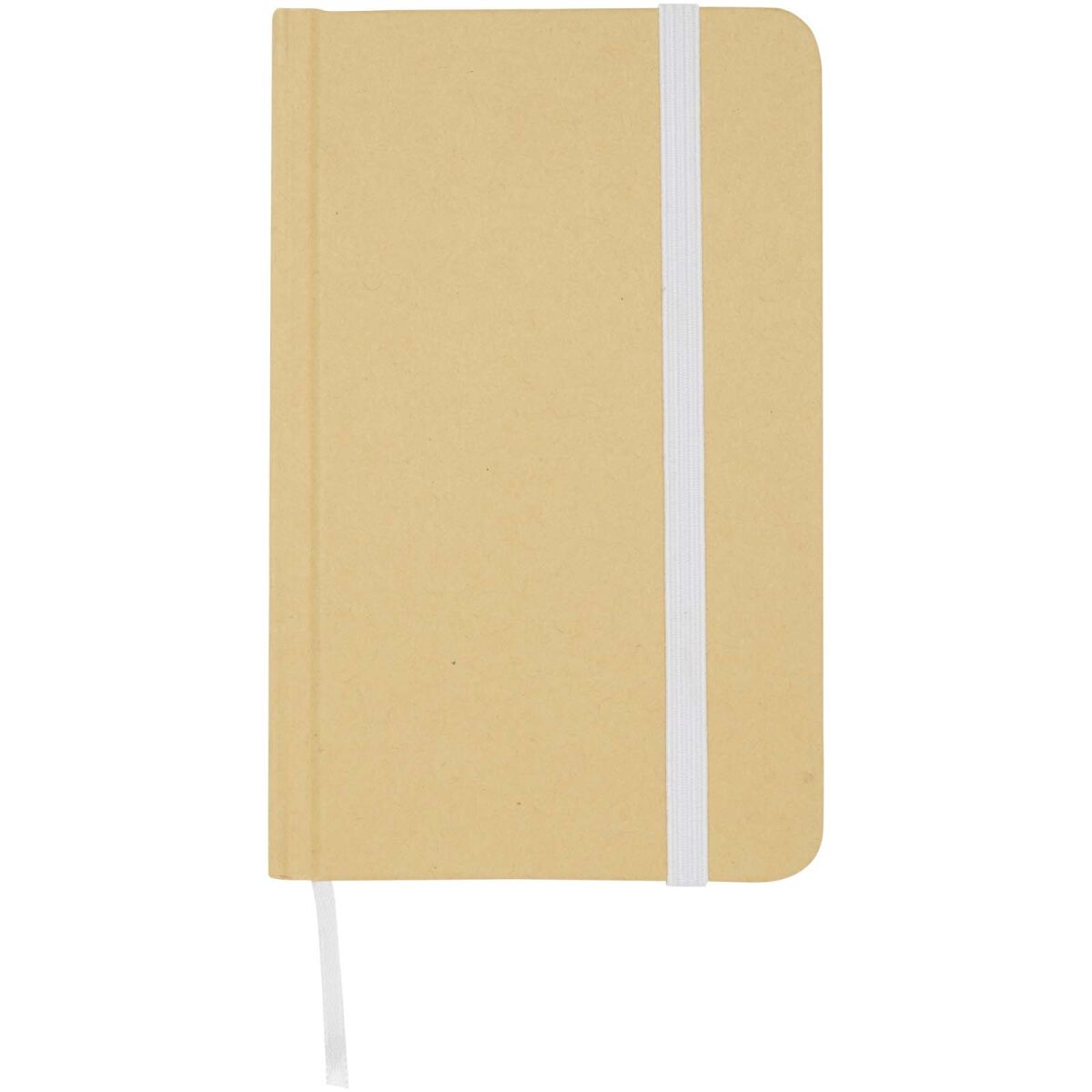 Reed A6 recycled hard cover notebook with plain pages
